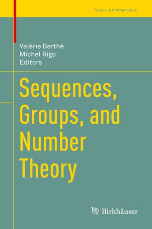 Sequences Groups And Number Theory 1st Ed Valrie Berth