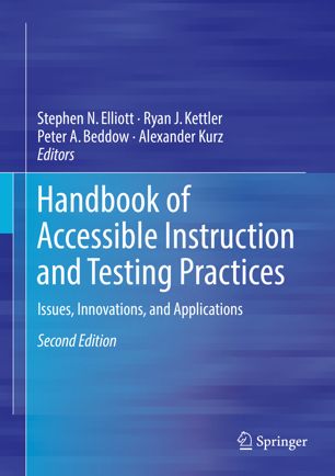 Handbook Of Accessible Instruction And Testing Practices 2nd Ed Stephen N Elliott
