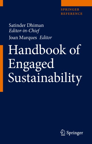 Handbook Of Engaged Sustainability 1st Edition Joan Marques
