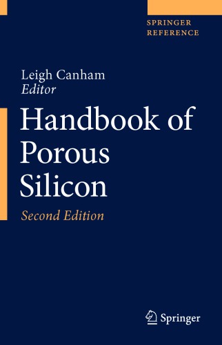Handbook Of Porous Silicon 2nd Edition Leigh Canham