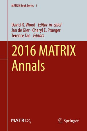 2016 Matrix Annals 1st Ed Jan De Gier Cheryl E Praeger Terence Tao