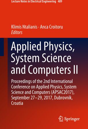 Applied Physics System Science And Computers Ii 1st Ed Klimis Ntalianis