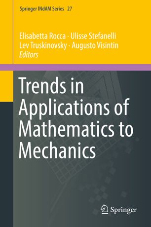 Trends In Applications Of Mathematics To Mechanics 1st Ed Elisabetta Rocca
