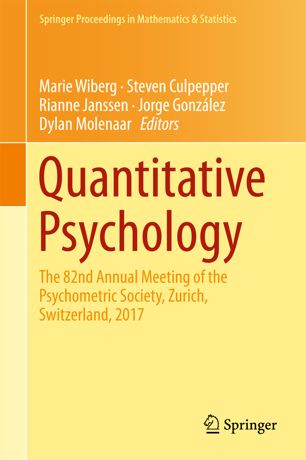 Quantitative Psychology 1st Ed Marie Wiberg Steven Culpepper