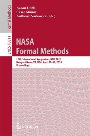 Nasa Formal Methods 1st Ed Aaron Dutle César Muñoz Anthony Narkawicz