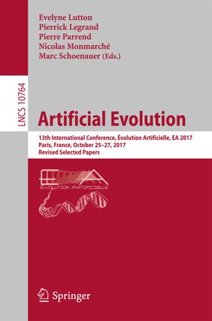 Artificial Evolution 1st Ed Evelyne Lutton Pierrick Legrand