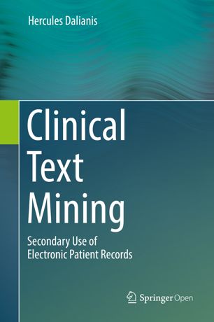 Clinical Text Mining 1st Ed Hercules Dalianis