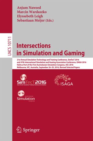 Intersections In Simulation And Gaming 1st Ed Anjum Naweed Marcin Wardaszko