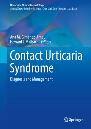 Contact Urticaria Syndrome 1st Ed Ana M Giménezarnau Howard I Maibach
