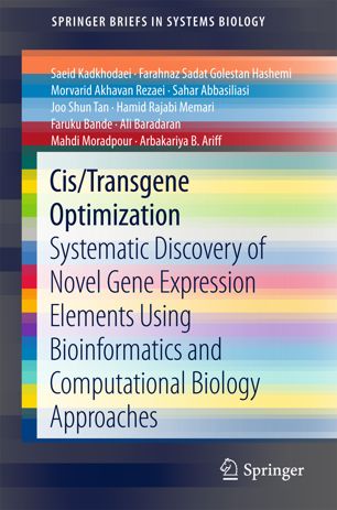 Cistransgene Optimization 1st Ed Saeid Kadkhodaei Farahnaz Sadat Golestan Hashemi