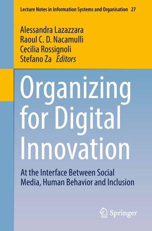 Organizing For Digital Innovation 1st Ed Alessandra Lazazzara
