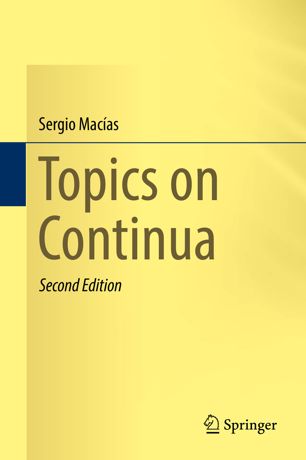 Topics On Continua 2nd Ed Sergio Macas