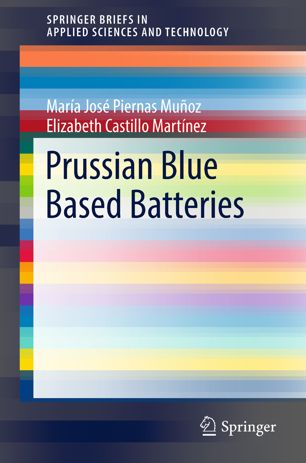 Prussian Blue Based Batteries 1st Ed Mara Jos Piernas Muoz