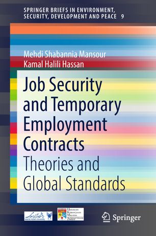 Job Security And Temporary Employment Contracts 1st Ed Mehdi Shabannia Mansour