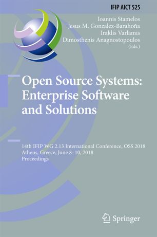 Open Source Systems Enterprise Software And Solutions 1st Ed Ioannis Stamelos