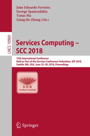 Services Computing Scc 2018 1st Ed Joo Eduardo Ferreira