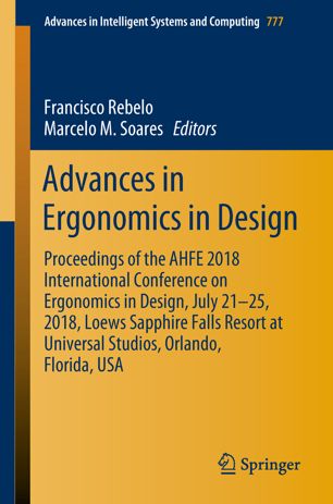 Advances In Ergonomics In Design 1st Ed Francisco Rebelo Marcelo M Soares