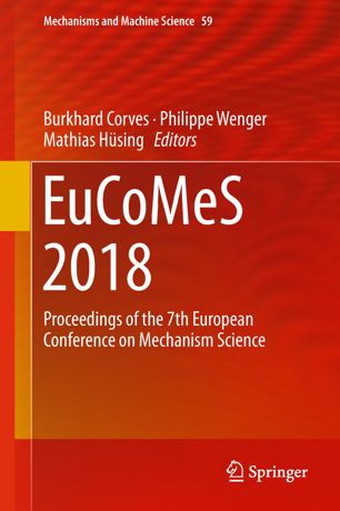 Eucomes 2018 1st Ed Burkhard Corves Philippe Wenger Mathias Hüsing
