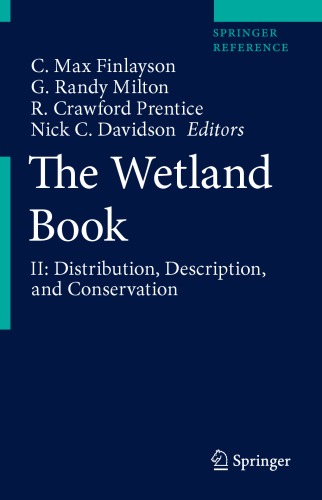The Wetland Book 1st Ed C Max Finlayson G Randy Milton R Crawford Prentice