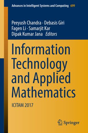 Information Technology And Applied Mathematics 1st Ed Peeyush Chandra