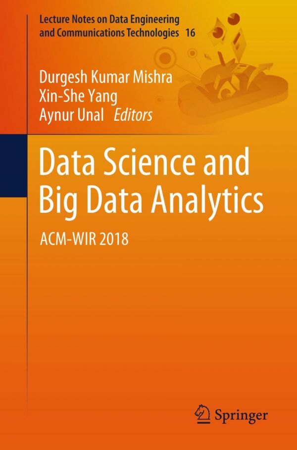 Data Science And Big Data Analytics 1st Ed Durgesh Kumar Mishra