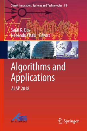 Algorithms And Applications 1st Ed Sajal K Das Nabendu Chaki