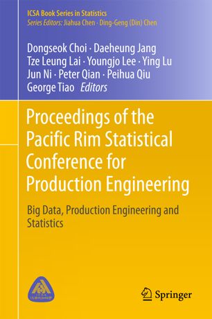 Proceedings Of The Pacific Rim Statistical Conference For Production Engineering 1st Ed Dongseok Choi