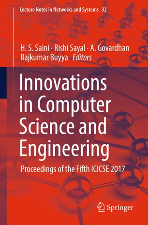 Innovations In Computer Science And Engineering 1st Ed H S Saini