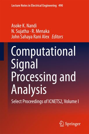 Computational Signal Processing And Analysis 1st Ed Asoke K Nandi