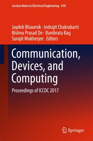 Communication Devices And Computing 1st Ed Jaydeb Bhaumik