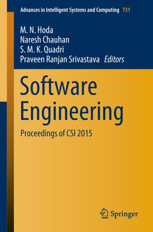 Software Engineering 1st Ed M N Hoda Naresh Chauhan S M K Quadri