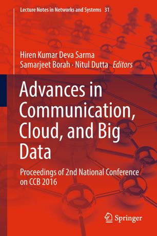 Advances In Communication Cloud And Big Data 1st Ed Hiren Kumar Deva Sarma