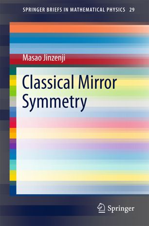 Classical Mirror Symmetry 1st Ed Masao Jinzenji