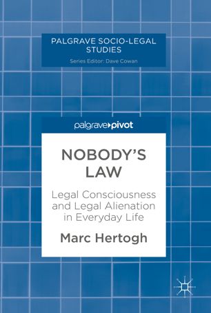 Nobodys Law 1st Ed Marc Hertogh