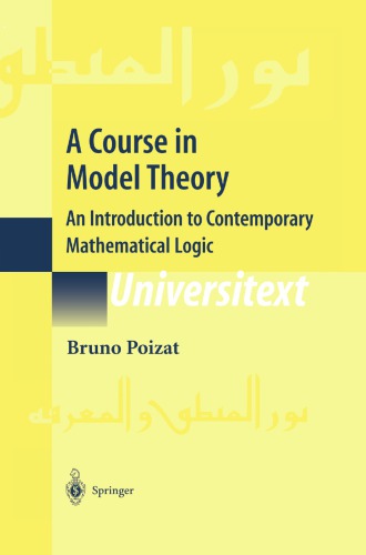 A Course In Model Theory Bruno Poziat