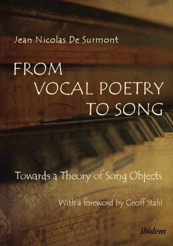 From Vocal Poetry To Song Towards A Theory Of Song Objects Haines