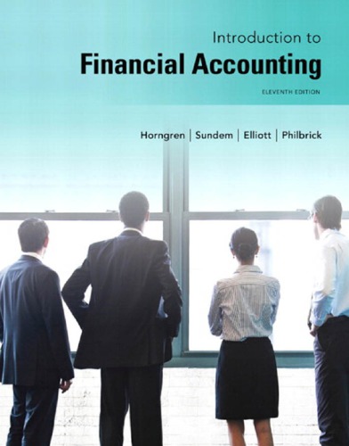 Introduction To Financial Accounting 11th Edition 11th Edition Charles T Horngren