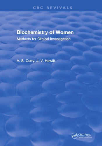Biochemistry Of Women Methods For Clinical Investigation Curry
