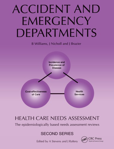 Health Care Needs Assessment The Epidemiologically Based Needs Assessment Review First Edition Raferty