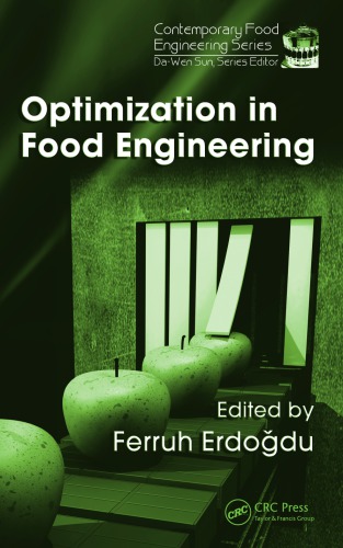 Optimization In Food Engineering Erdogdu Ferruh