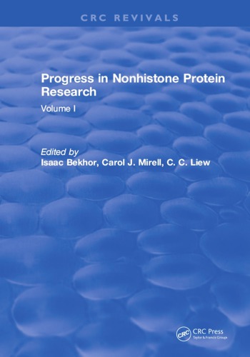 Progress In Nonhistone Protein Research Volume I Bekhor Isaac Liew