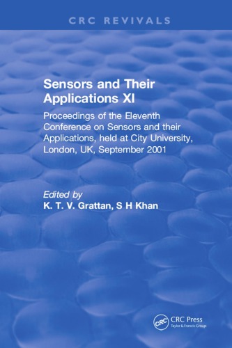 Sensors And Their Applications Xi Grattan K T V