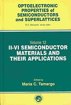 Iivi Semiconductor Materials And Their Applications Maria C Tamargo