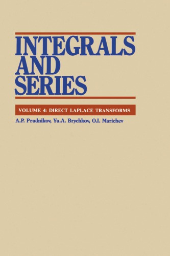 Integrals And Series Vol 2 Special Functions Coll
