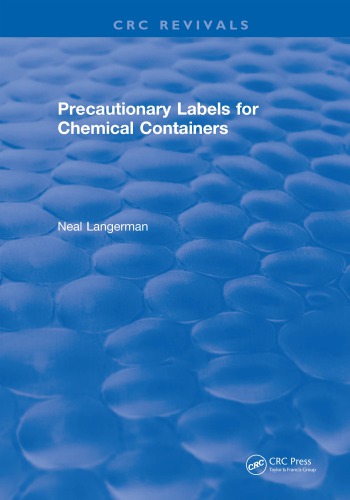 Precautionary Labels For Chemical Containers Langerman N