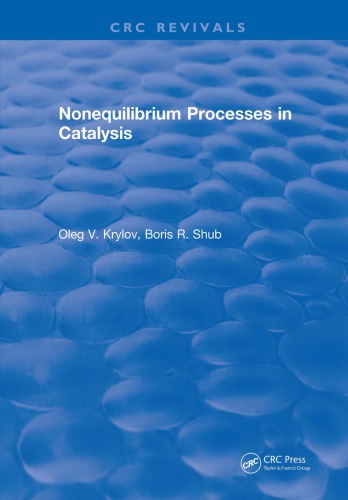 Nonequilibrium Processes In Catalysis First Edition Krylov Oleg V