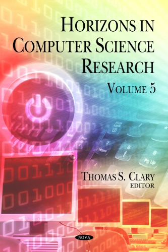 Horizons In Computer Science Research Volume 5 Onlineausg Clary