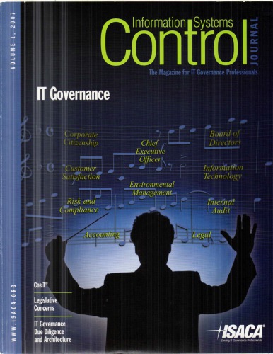 Information Systems Control Magazine 2007 Volume1 Isaca
