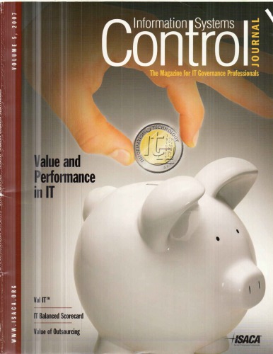 Information Systems Control Magazine 2007 Volume 5 Isaca
