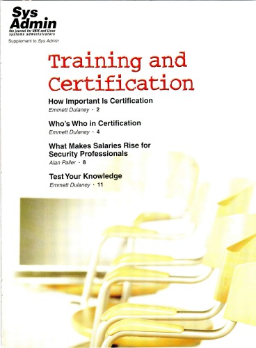 Sys Admin Supplement 2006 Training And Certification Cmp